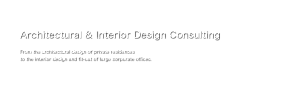 Architectural & Interior Design Consulting